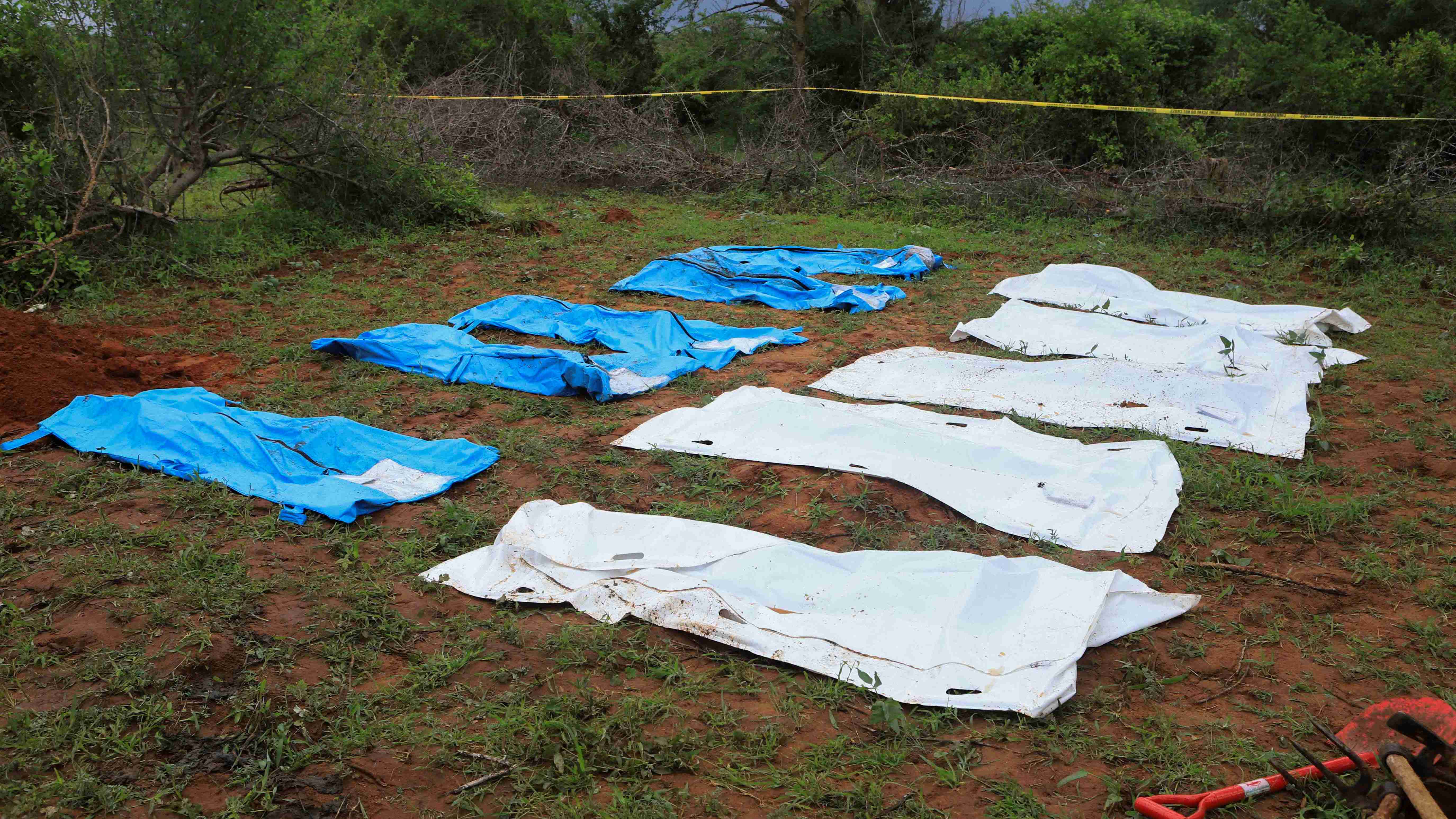 Five bodies recovered at suspected cult deaths site